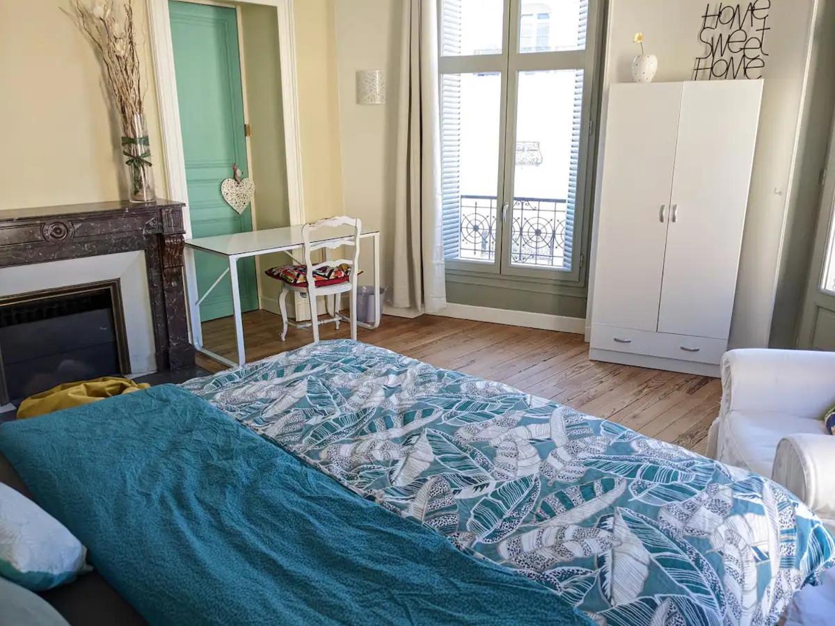 Apartamento Cosy Hortensia- 4 Ch- Clemenceau Hypercentre & Parking Sous Terrain- 110M2 Pau Exterior foto
